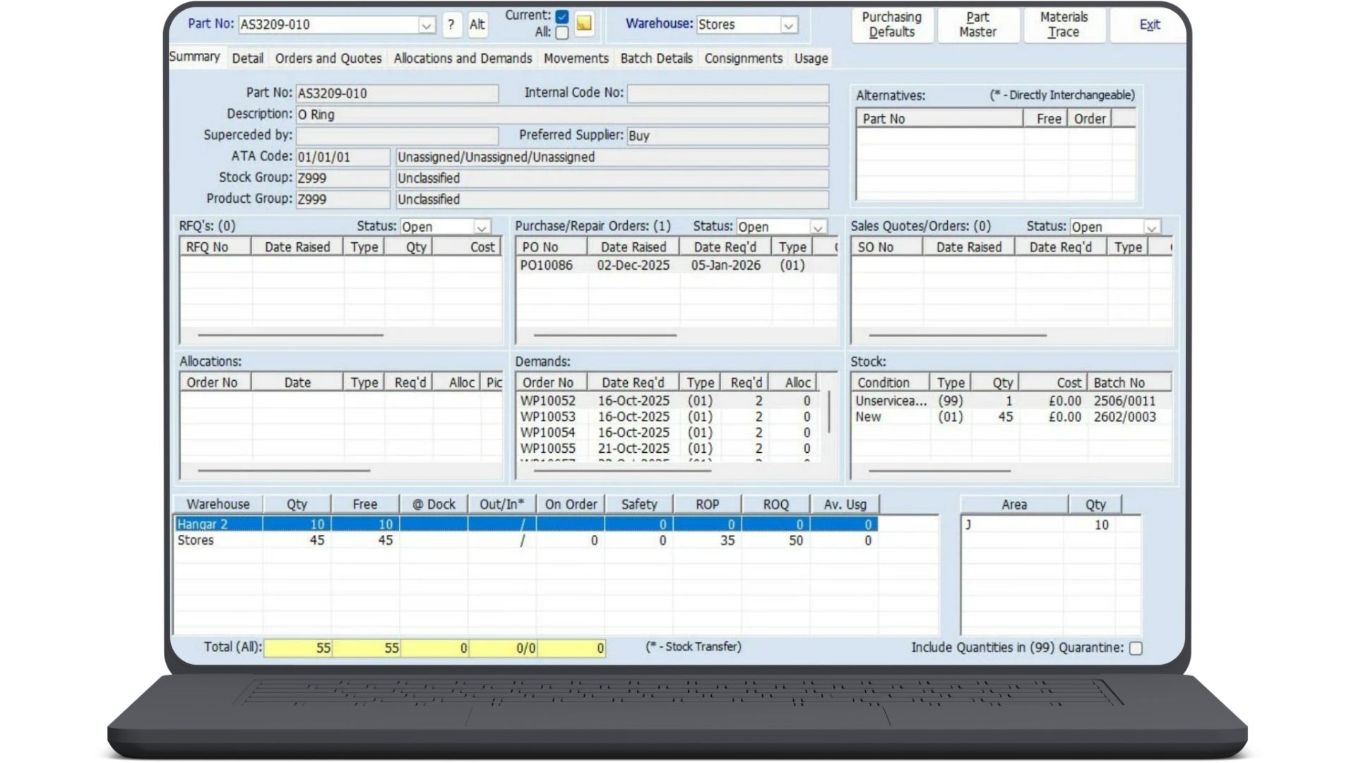 Aerotrac - Business Process Control System