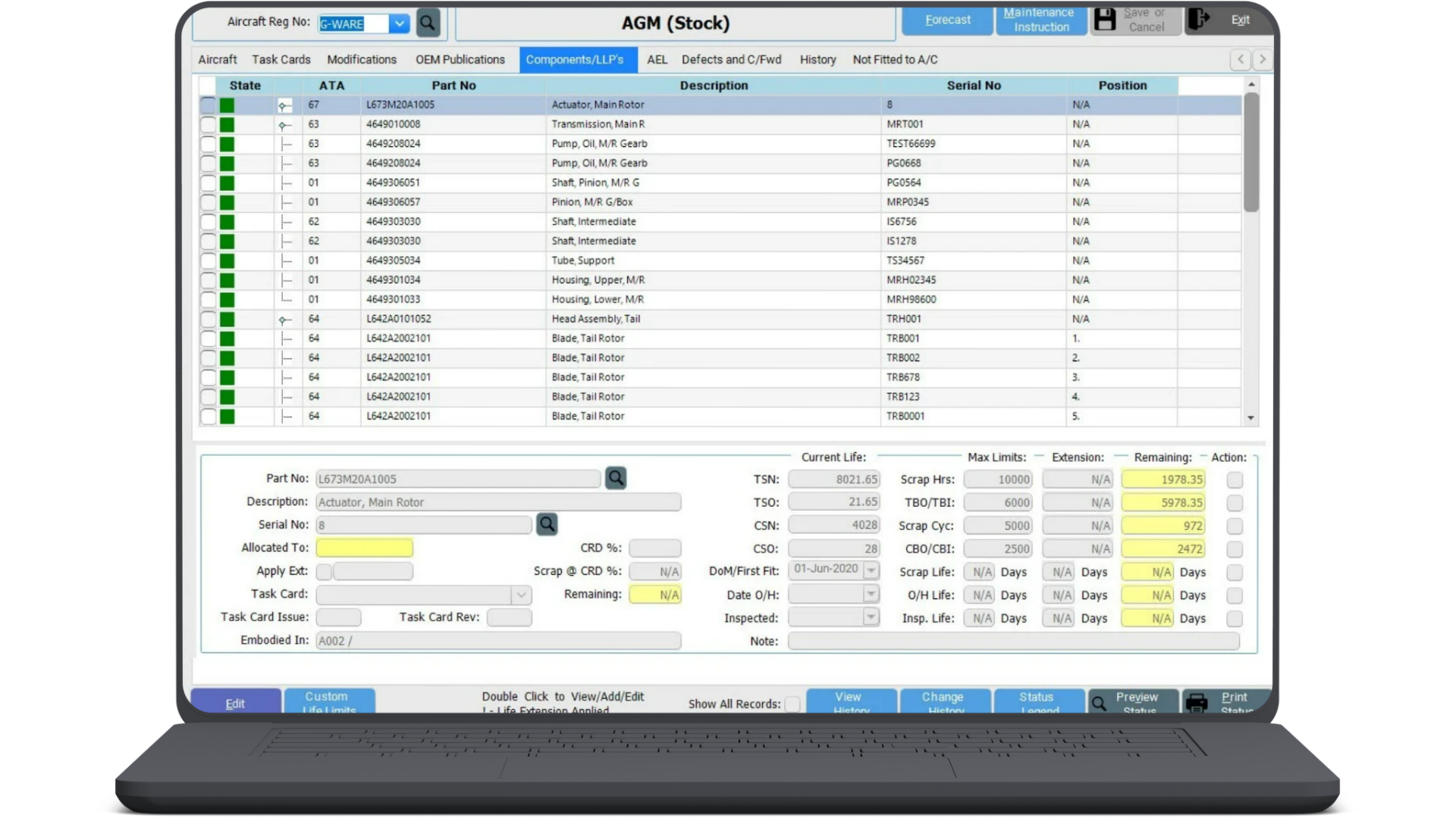 Aerotrac -X - Business Process Control System