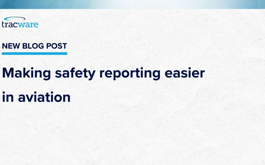 Making safety reporting easier in aviation