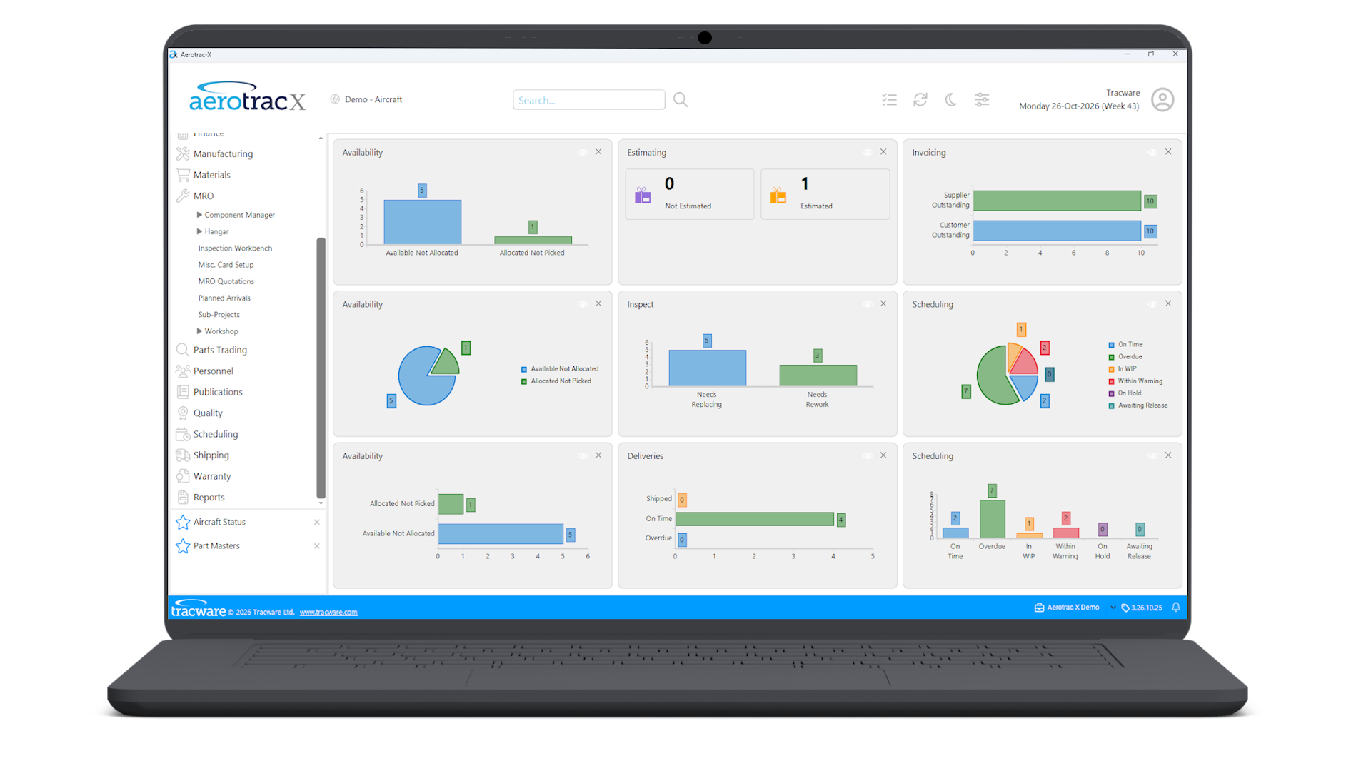 Aerotrac -X - Business Process Control System